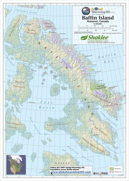 Baffin Island Map