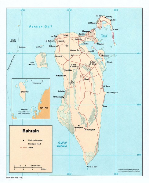 Bahrain Overview Map