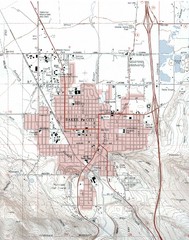 Baker City, Oregeon Tourist Map
