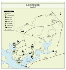Baker Creek State Park Map