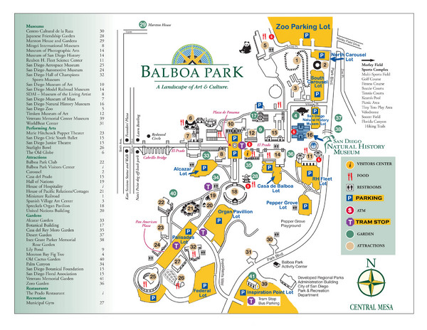 Balboa Park Map