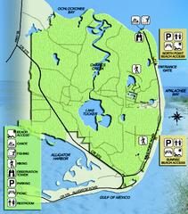 Bald Point State Park Map