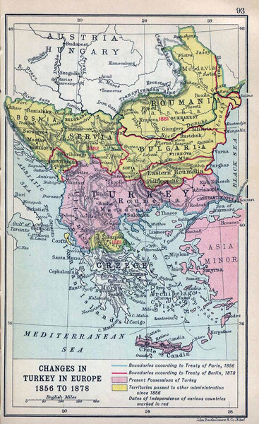 Balkan Peninsula Historical Map