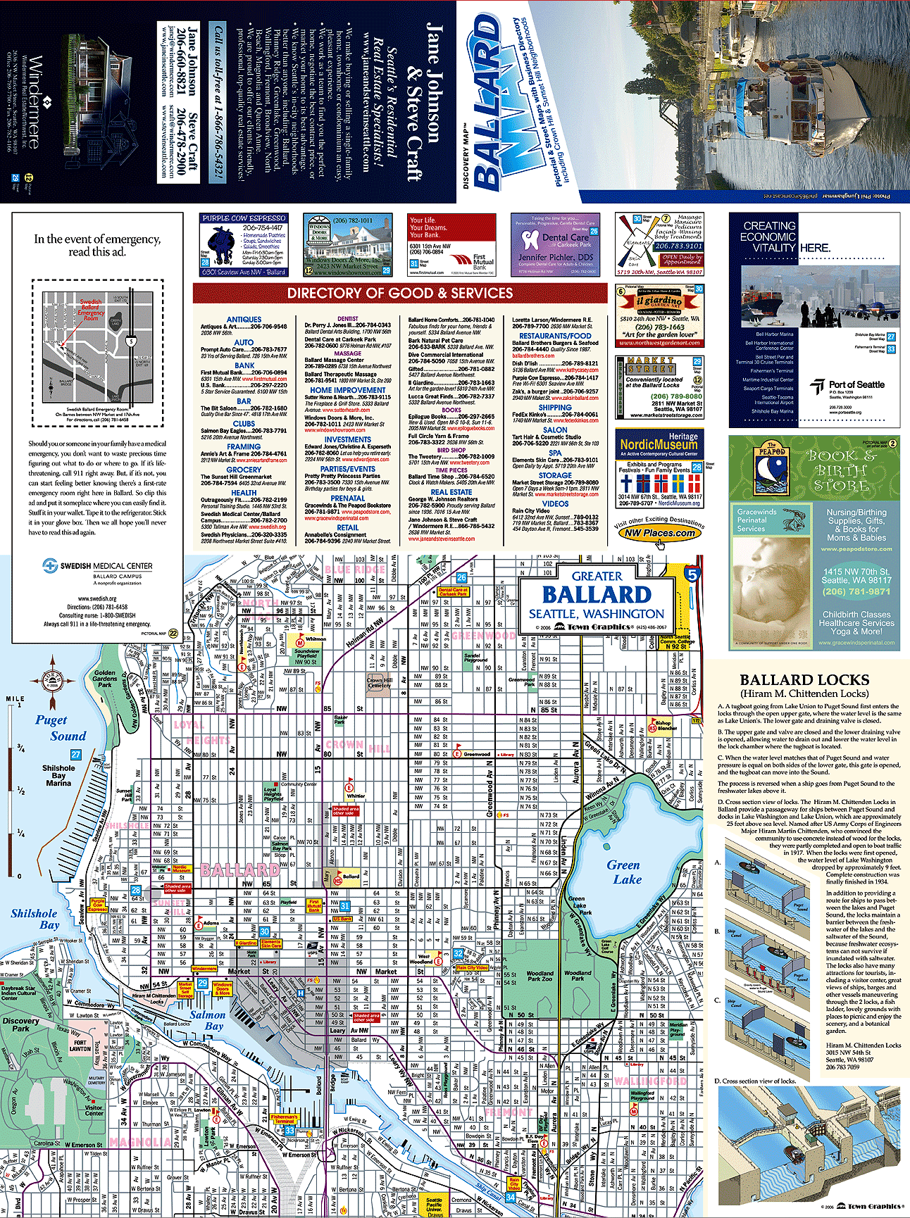 Ballard tourist map - ballard washington • mappery