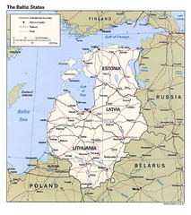 Baltic States Map