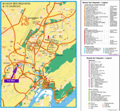 Bandar Seri Begawan Tourist Map