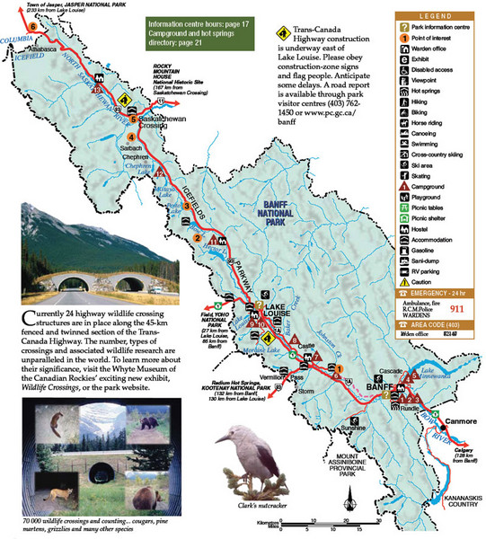 Banff National Park Map