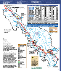 Banff National Park map