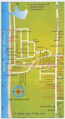 Bang Niang Beach Map