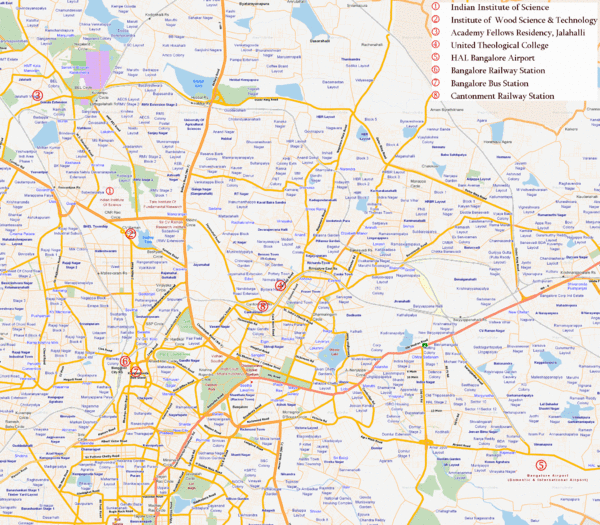 Bangalore City Map
