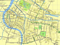Bangkok City Tourist Map