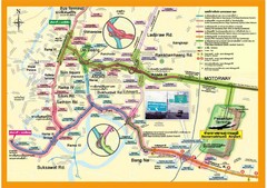 Bangkok Suvarnabhumi Expressway Map
