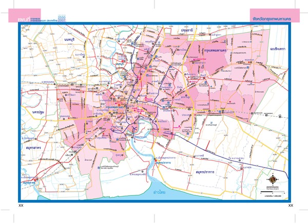 Bangkok, Thailand Map