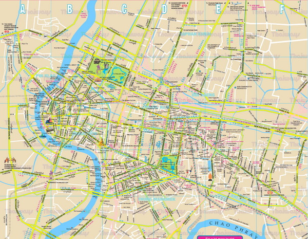 Bangkok, Thailand Map