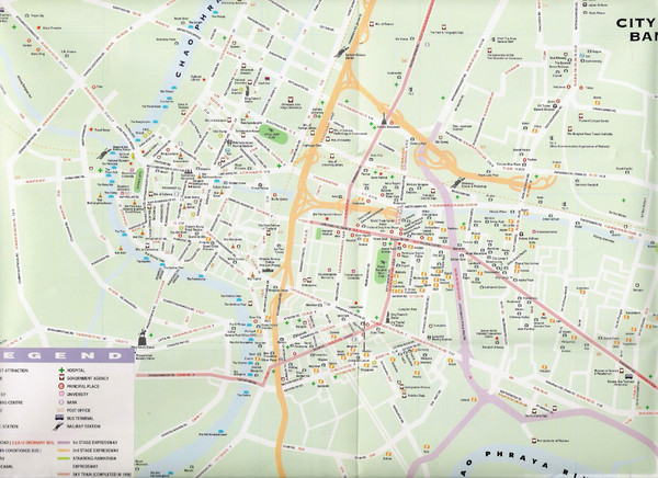 Bangkok map