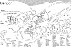 Bangor University Map Bangor University Map