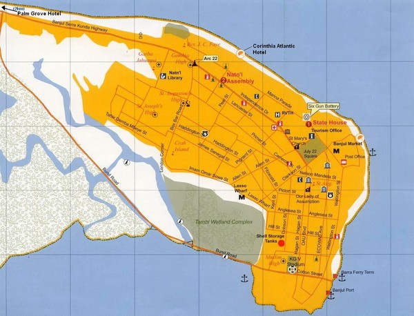 Banjul Street Map