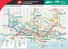 Barcelona Metro Map