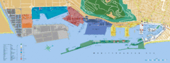 Barcelona Port Tourist Map Barcelona Port Tourist Map