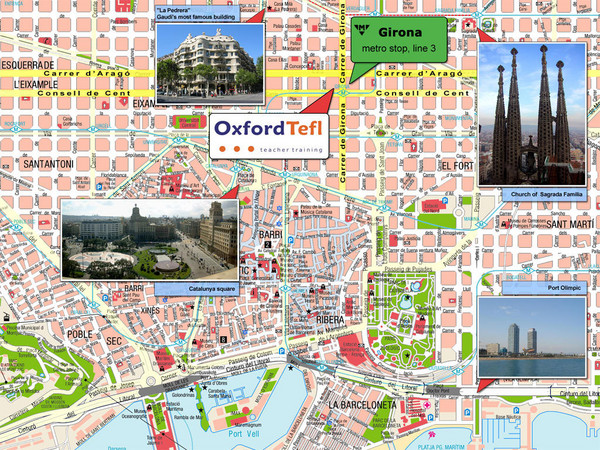 Barcelona Tourist Map