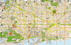 Barcelona Tourist Map Barcelona Tourist Map