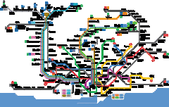Barcelona Train Map