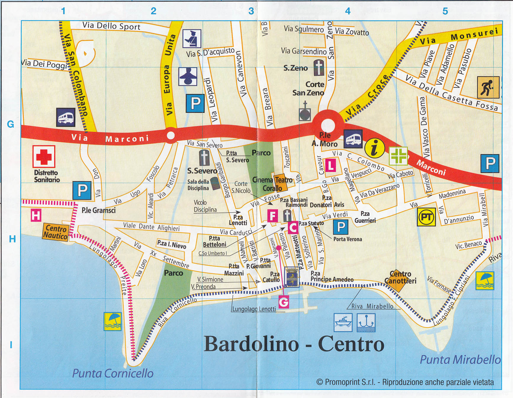 Bardolino Map - italy Bardolino • mappery
