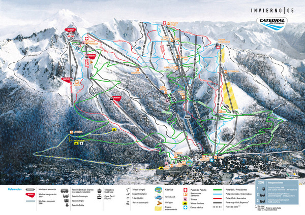 Bariloche Trail Map