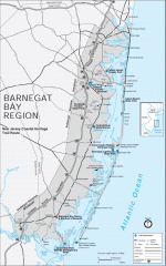 Barnegat Bay region trail map