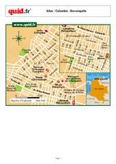 Barranquilla City Map Puerta de Oro