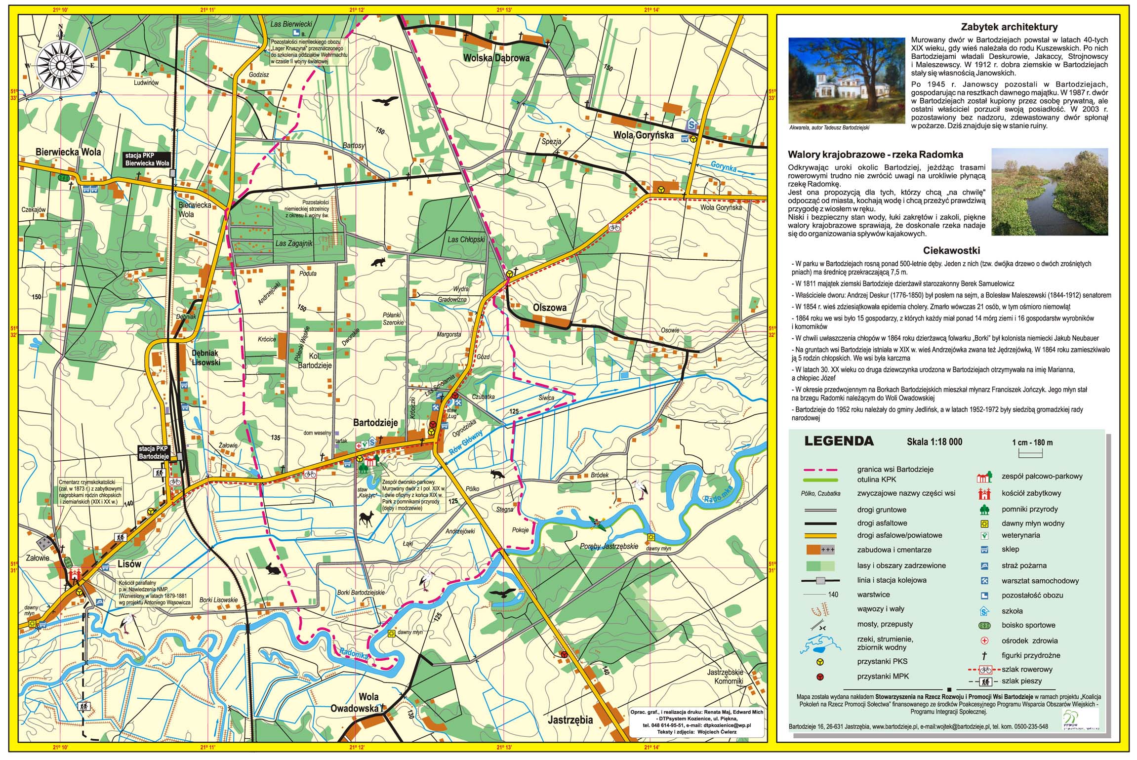 Pdf map Krakow Poland