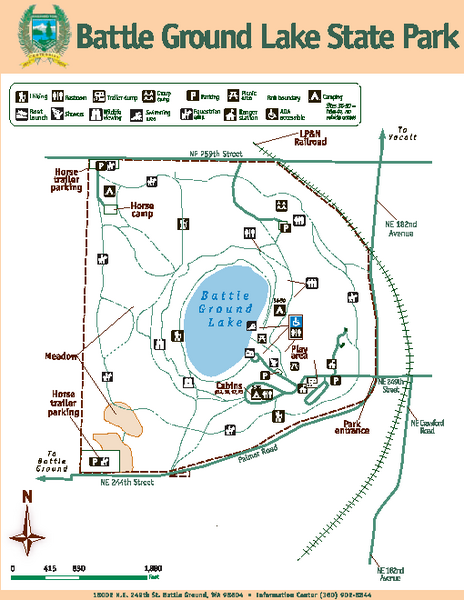Battle Ground Lake State Park Map