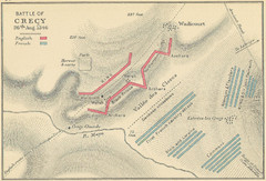 Battle of Crecy Map Battle of Crecy Map