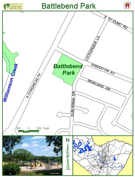 Battlebend Park Map