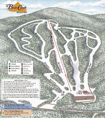 Bear Creek Mountain Club Ski Trail map
