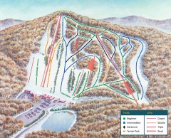 Bear Creek Ski Trail Map