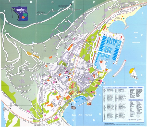 Beaulieu sur Mer Map