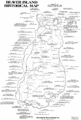 Beaver Island History Map Beaver Island History Map