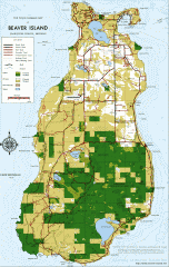 Beaver Island Michigan Map