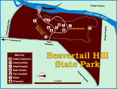 Beavertail Hill State Park Map