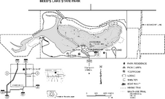 Beeds Lake State Park Map