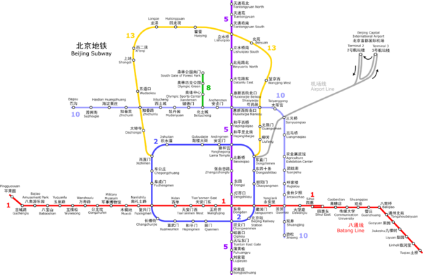 Beijing Subway Map