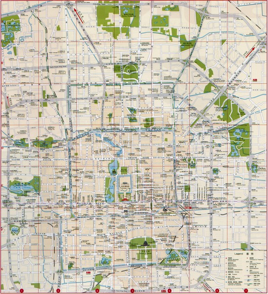 Beijing Tourist Map