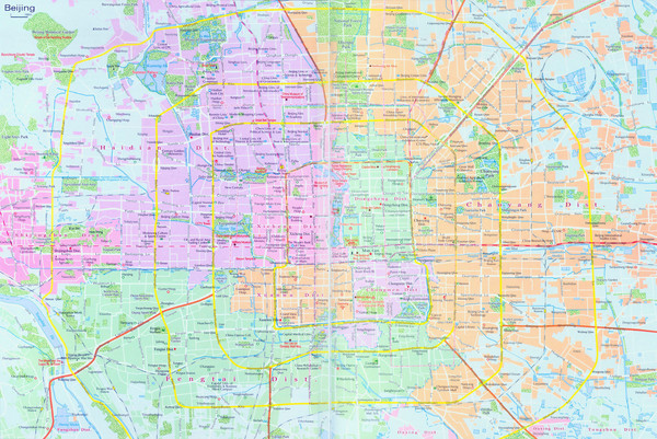 Beijing Tourist Map