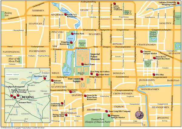 Beijing Tourist Map