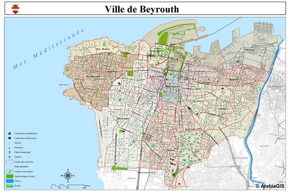 Beirut Map