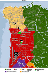 Beirut Relgions Divides Map