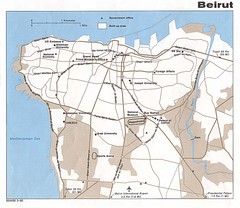 Beirut Tourist Map