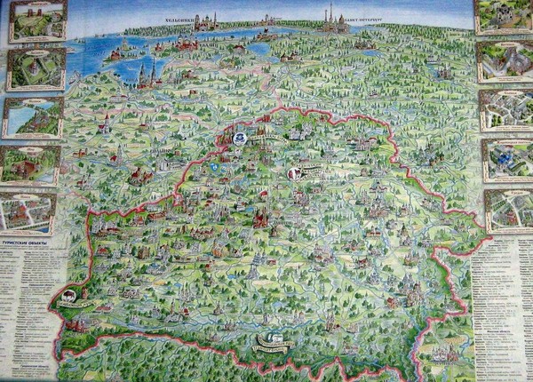 Belarus tourist Map