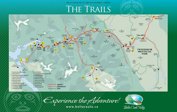 Bella Coola Valley Trail Map